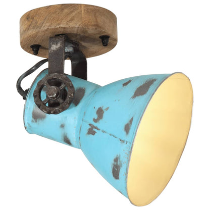 Wandleuchte 25 W 11,5X11,5X25 Cm E27 Blau