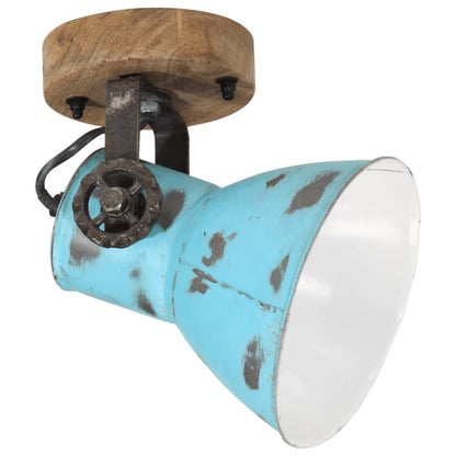 Wandleuchte 25 W 11,5X11,5X25 Cm E27 Blau