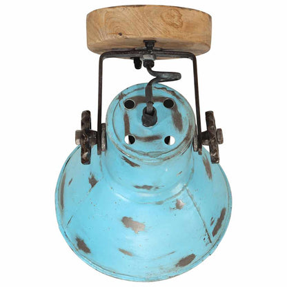 Wandleuchte 25 W 11,5X11,5X25 Cm E27 Blau
