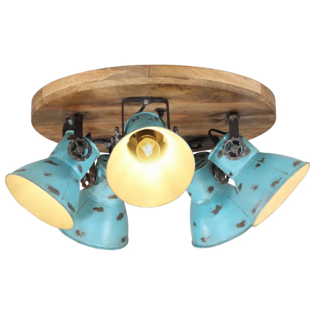 Wandleuchte 25 W 11,5X11,5X25 Cm E27 Blau