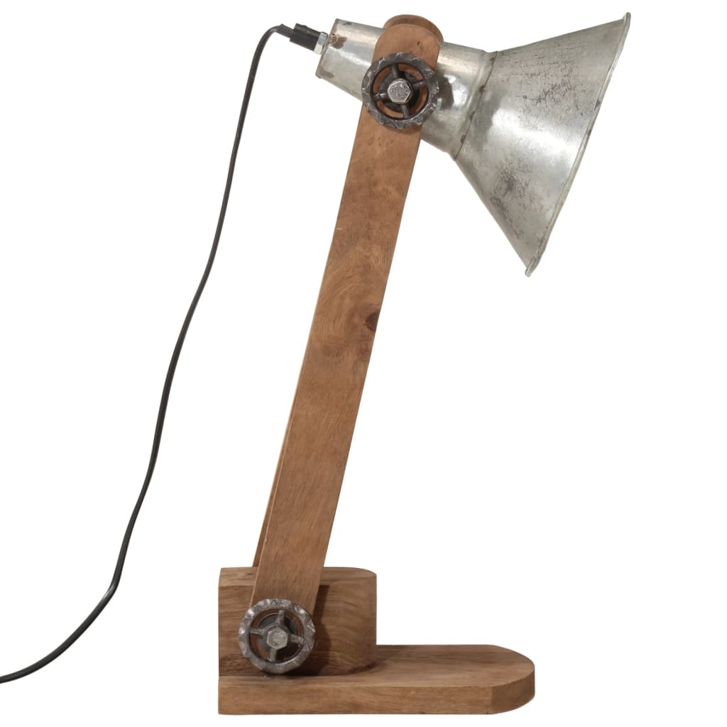 Schreibtischlampe 25 W Vintage-N 23X13X52 Cm E27 Silber