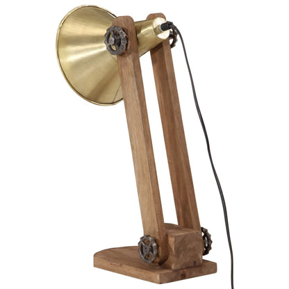 Schreibtischlampe 25 W Antik- 23X13X52 Cm E27 Messing