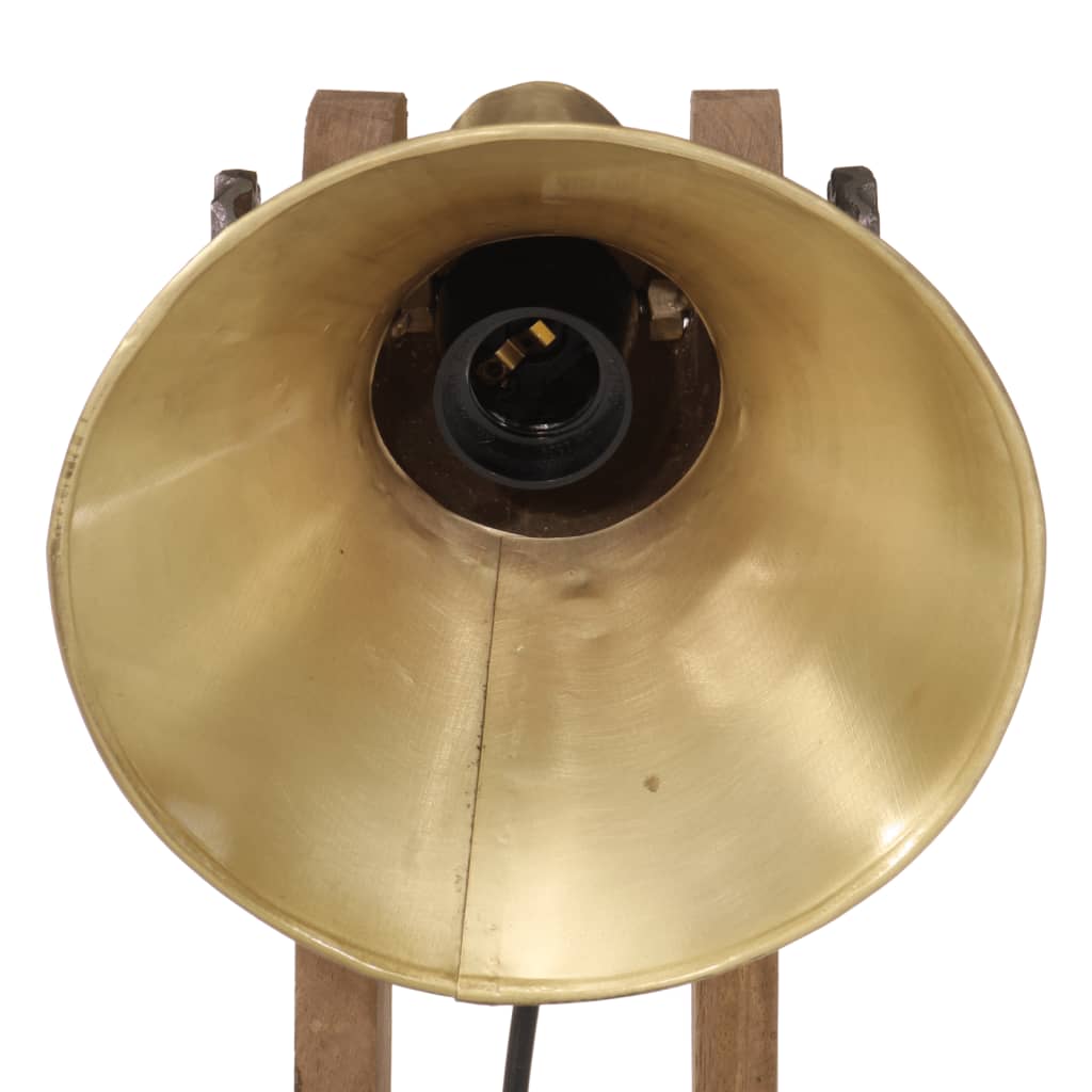 Schreibtischlampe 25 W Antik- 23X13X52 Cm E27 Messing