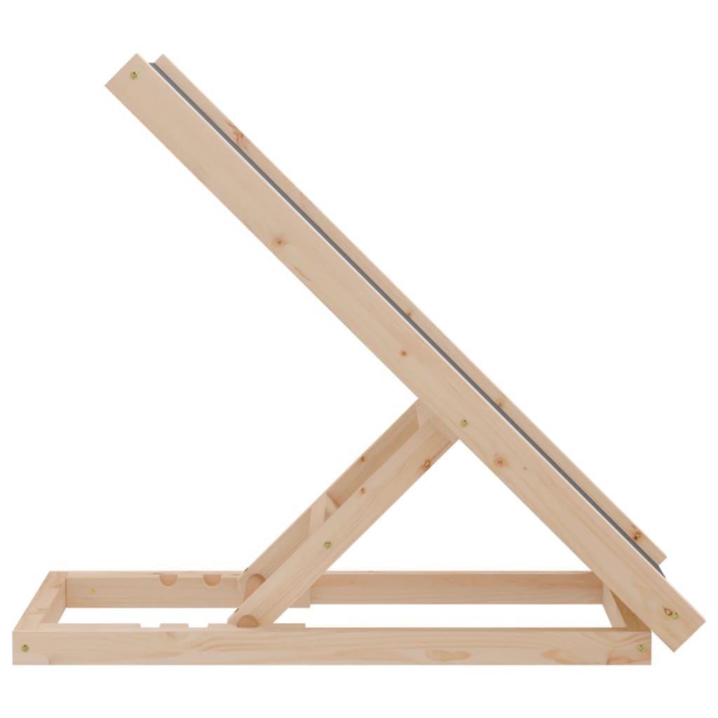 Hunderampe Massivholz Tanne
