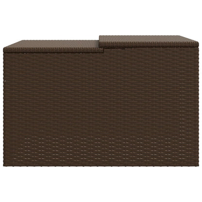 Mähroboter-Garage 86X90X52/57 Cm Poly Rattan