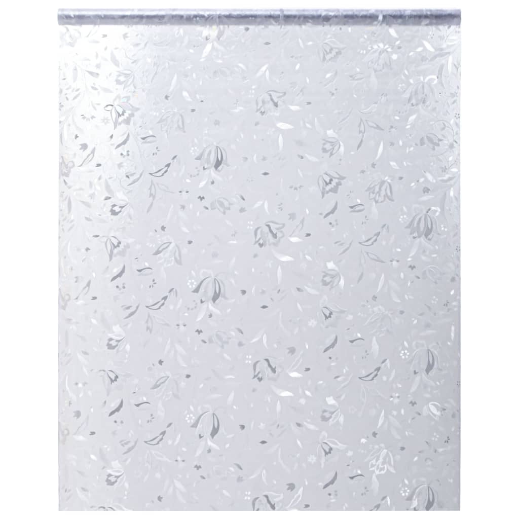 Fensterfolie Matt Blumenmuster 90X500 Cm Pvc Frosted Blume
