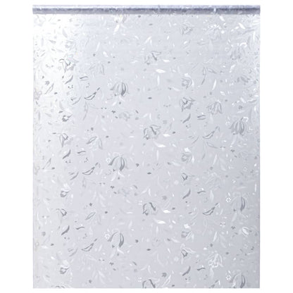 Fensterfolie Matt Blumenmuster 90X500 Cm Pvc Frosted Blume