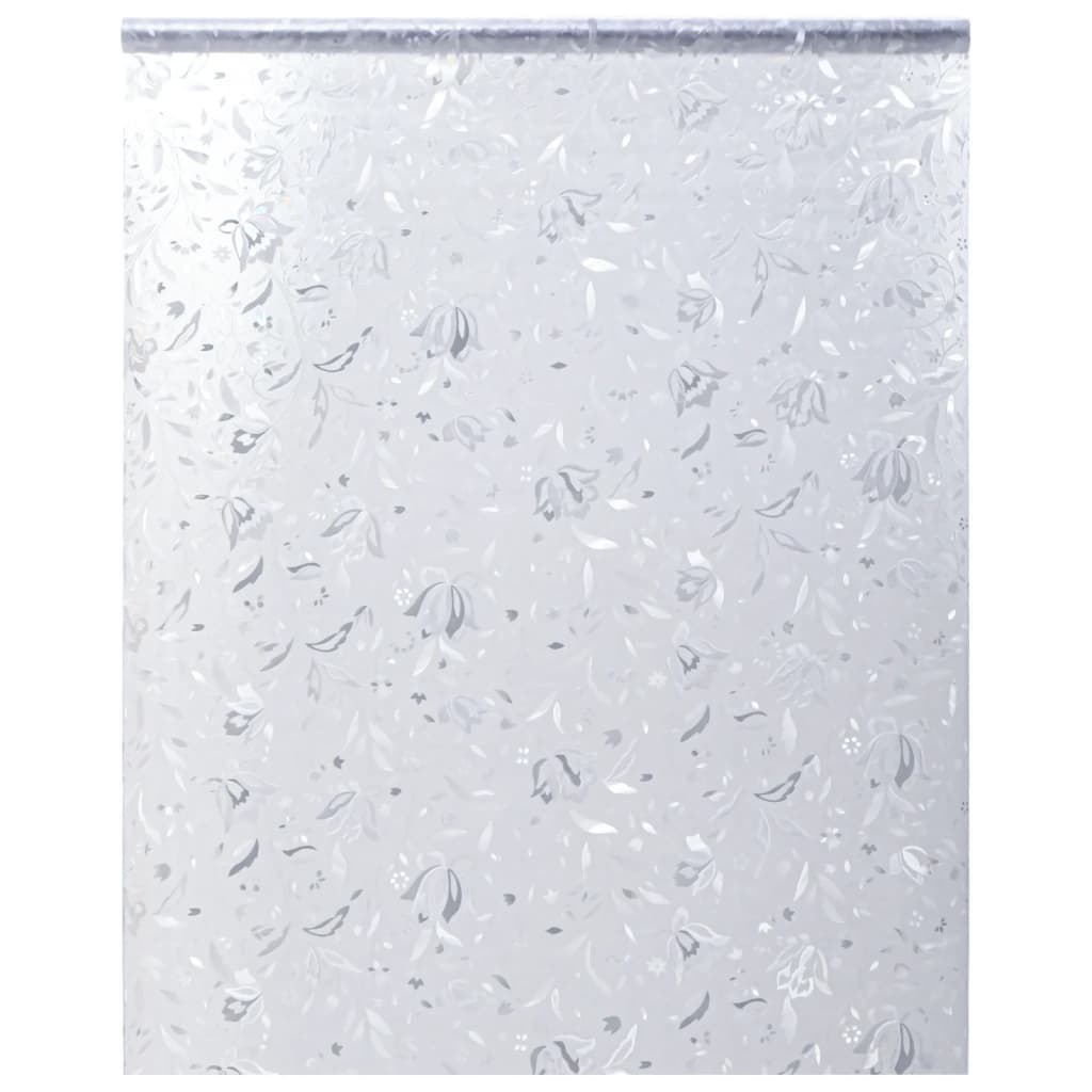 Fensterfolie Matt Blumenmuster 90X500 Cm Pvc Frosted Blume