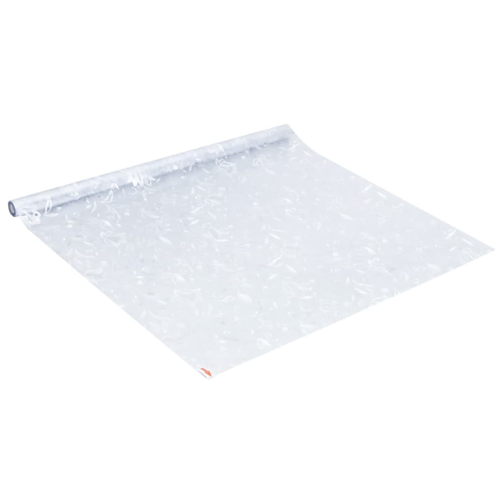Fensterfolie Matt Blumenmuster 90X500 Cm Pvc Frosted Blume