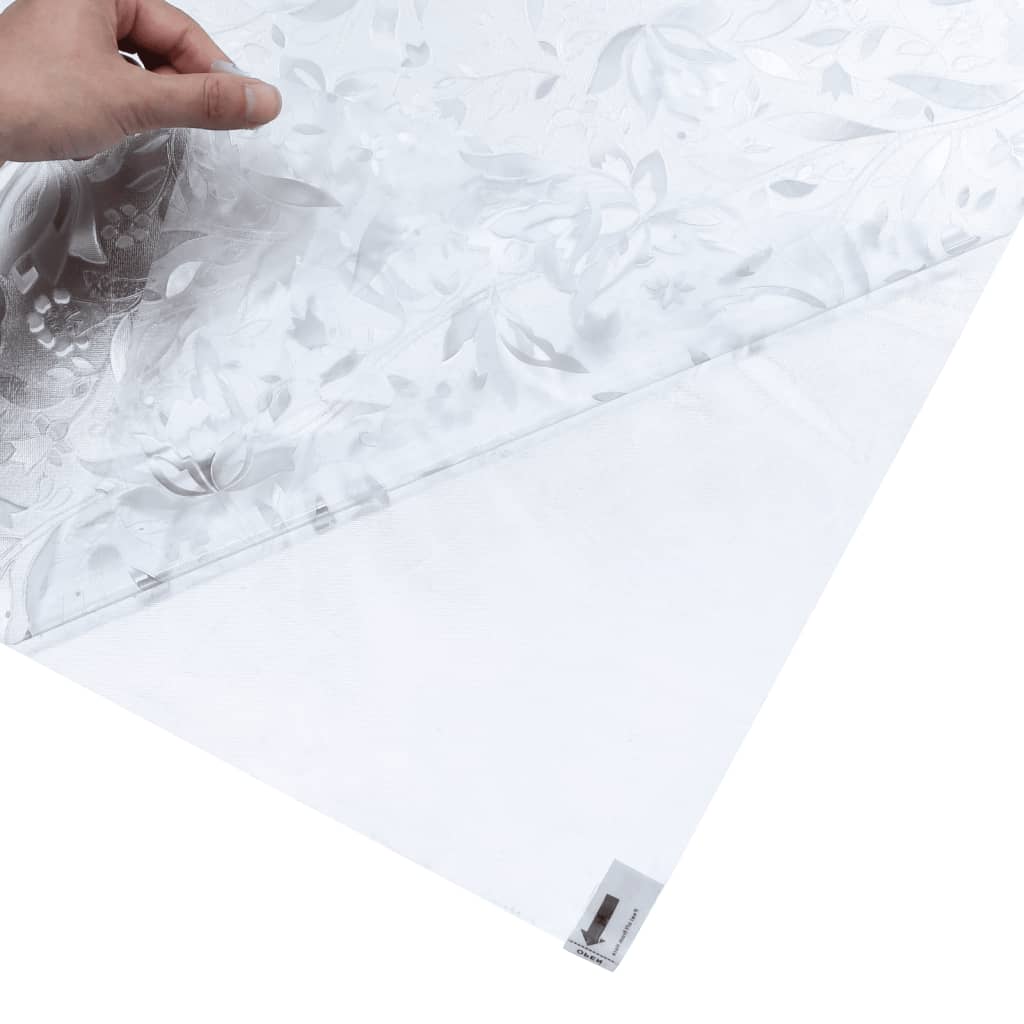 Fensterfolie Matt Blumenmuster 90X500 Cm Pvc Frosted Blume