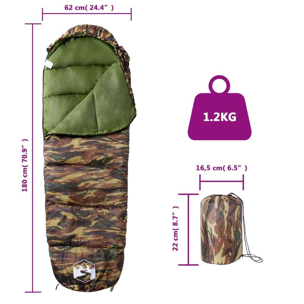 Mumienschlafsack Für Erwachsene Camping 3 Jahreszeiten