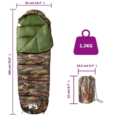 Mumienschlafsack Für Erwachsene Camping 3 Jahreszeiten