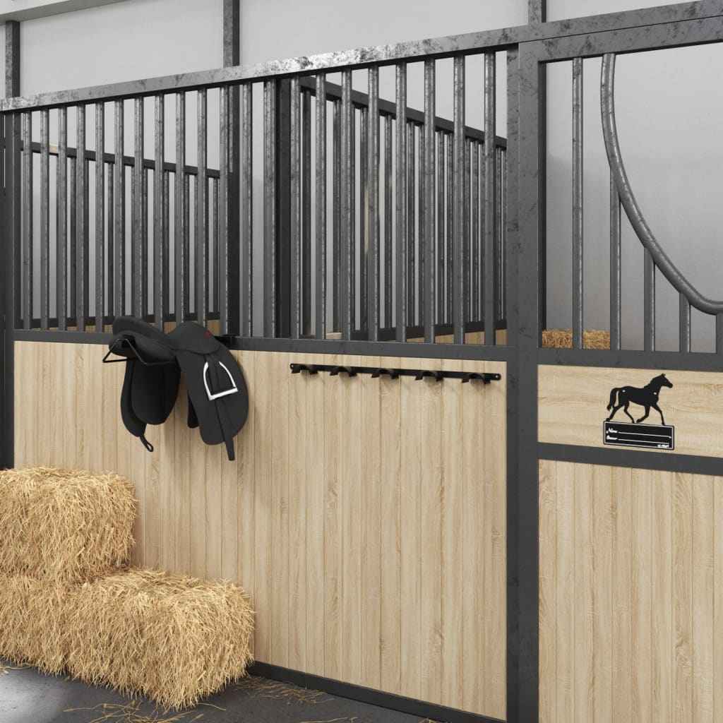 Trensenhalter Für 5 Trensen Schwarz Eisen