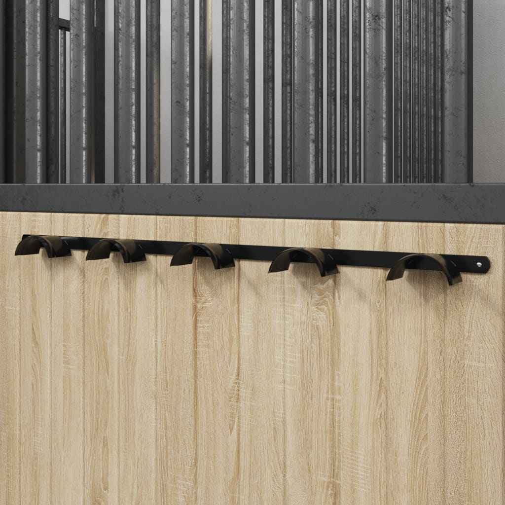 Trensenhalter Für 5 Trensen Schwarz Eisen