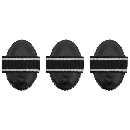 Striegel Für Pferde 3 Stk. Schwarz Stahl