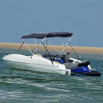 4-Bow Bimini-Top Mit Mesh-Seitenteilen Blau