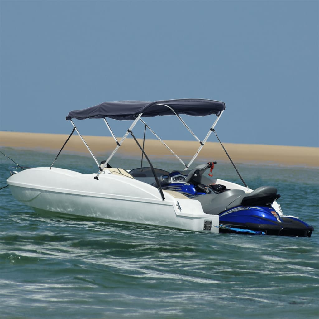 4-Bow Bimini-Top Mit Mesh-Seitenteilen Blau