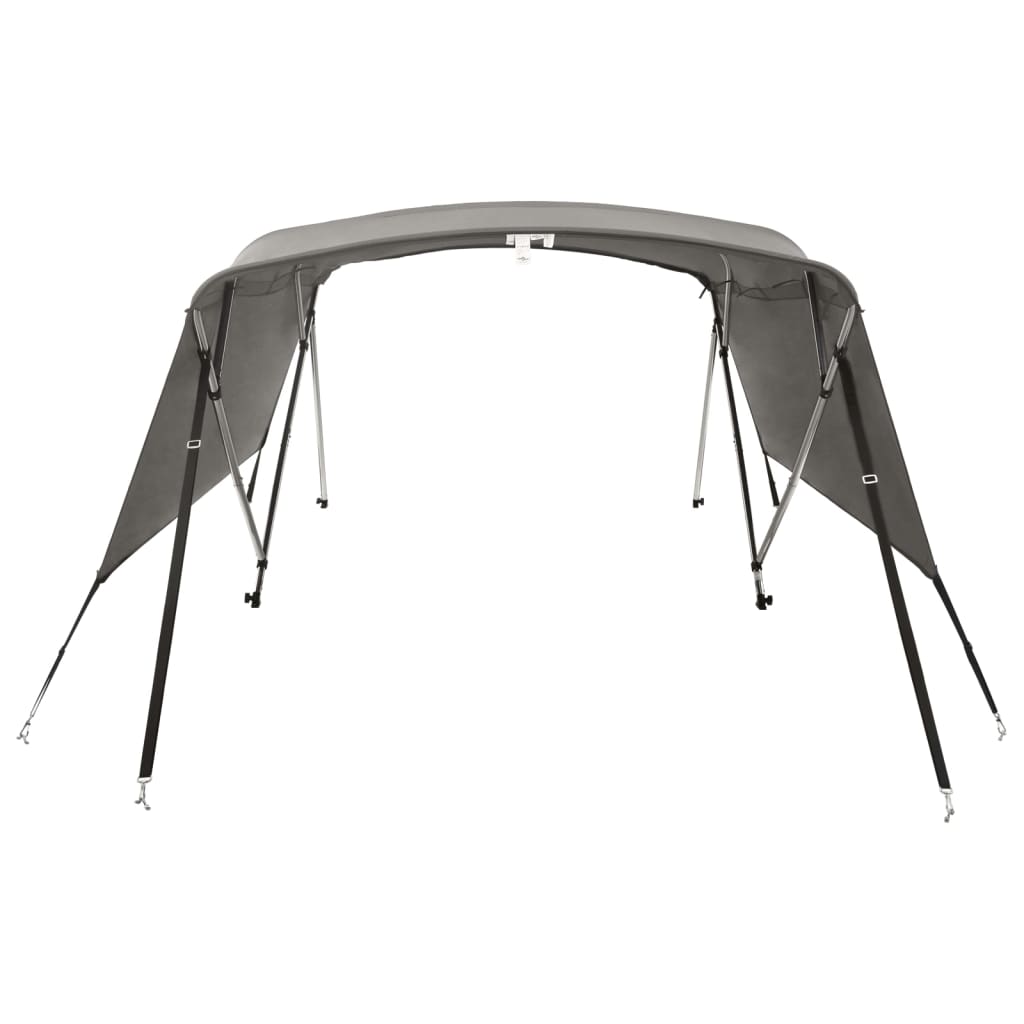 4-Bow Bimini-Top Mit Seitenteilen Anthrazit Grau