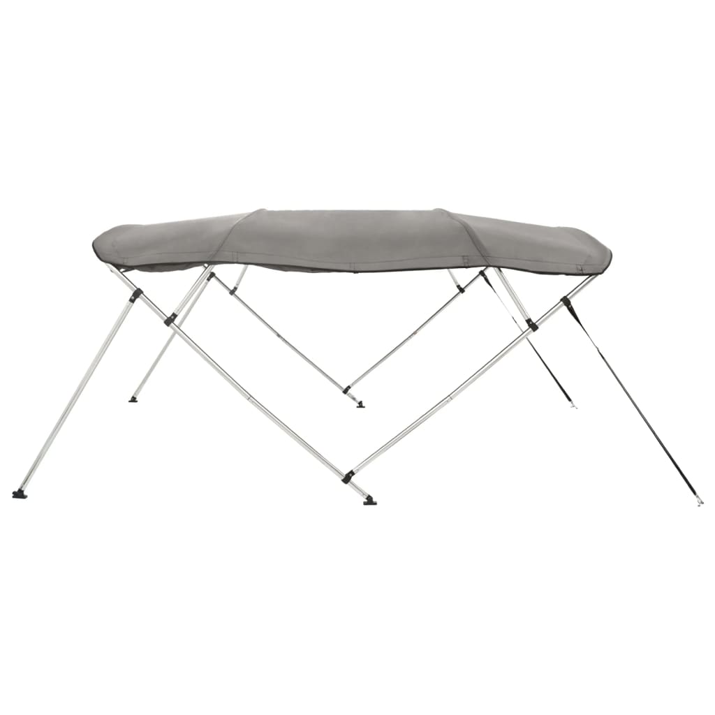 4-Bow Bimini-Top Mit Seitenteilen Anthrazit Grau