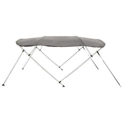 4-Bow Bimini-Top Mit Seitenteilen Anthrazit Grau