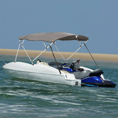 4-Bow Bimini-Top Mit Seitenteilen Anthrazit Grau