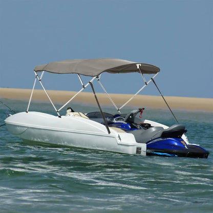 4-Bow Bimini-Top Mit Seitenteilen Anthrazit Grau