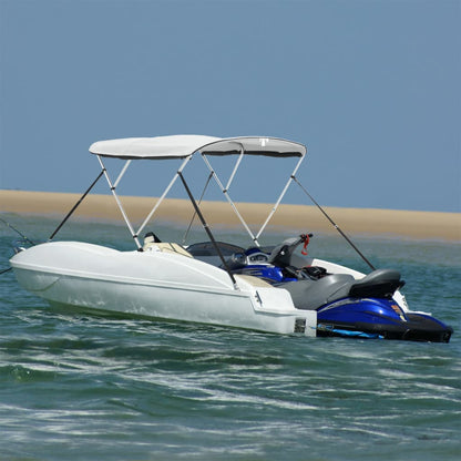 3-Bow Bimini-Top Mit Mesh-Seitenteilen Weiß