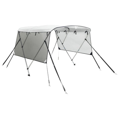 3-Bow Bimini-Top Mit Mesh-Seitenteilen Weiß