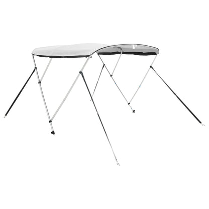 3-Bow Bimini-Top Mit Mesh-Seitenteilen Weiß