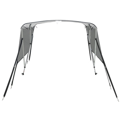 3-Bow Bimini-Top Mit Mesh-Seitenteilen Weiß