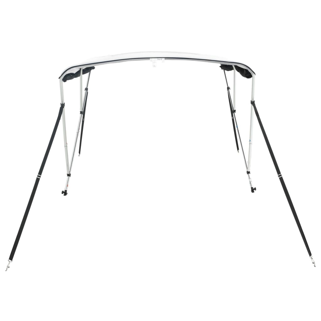 3-Bow Bimini-Top Mit Mesh-Seitenteilen Weiß
