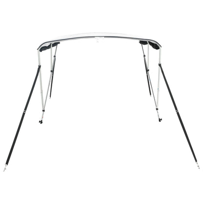 3-Bow Bimini-Top Mit Mesh-Seitenteilen Weiß
