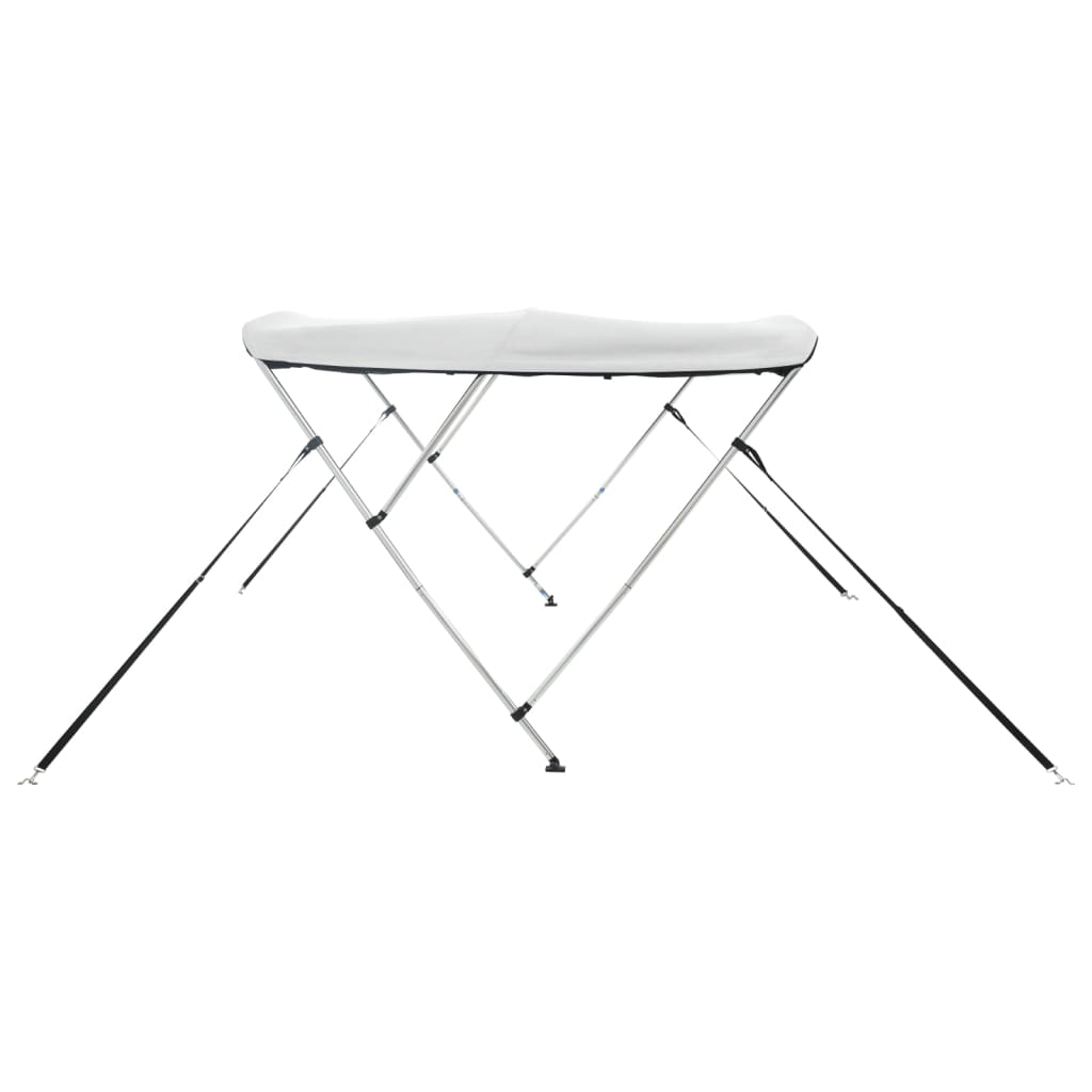 3-Bow Bimini-Top Mit Mesh-Seitenteilen Weiß