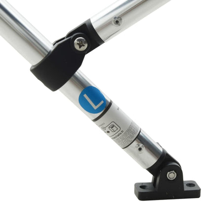 3-Bow Bimini-Top Mit Mesh-Seitenteilen Weiß