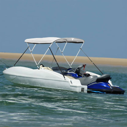 3-Bow Bimini-Top Mit Mesh-Seitenteilen Weiß
