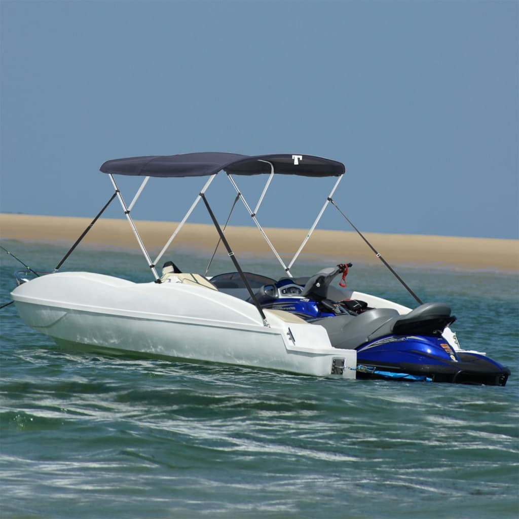 4-Bow Bimini-Top Mit Mesh-Seitenteilen Blau