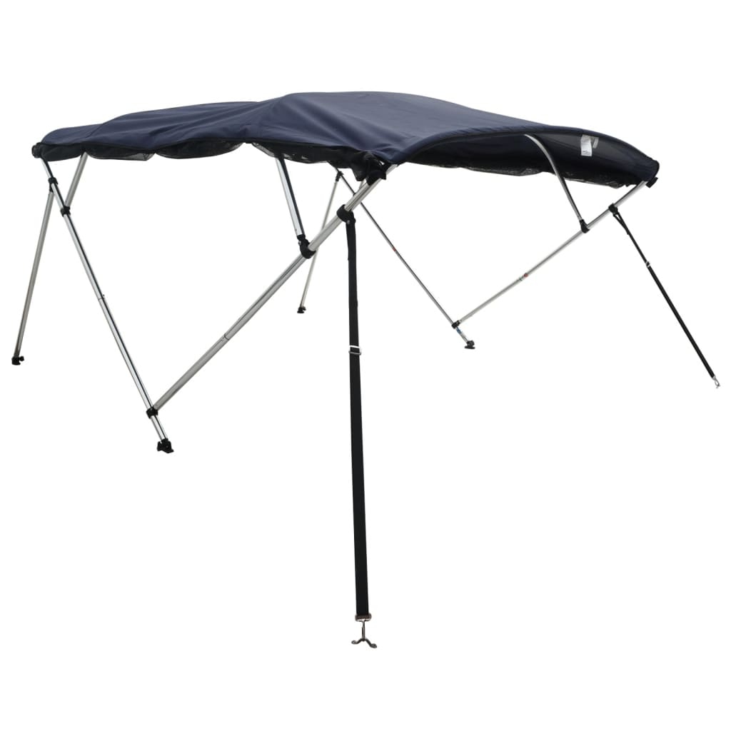 4-Bow Bimini-Top Mit Mesh-Seitenteilen Blau