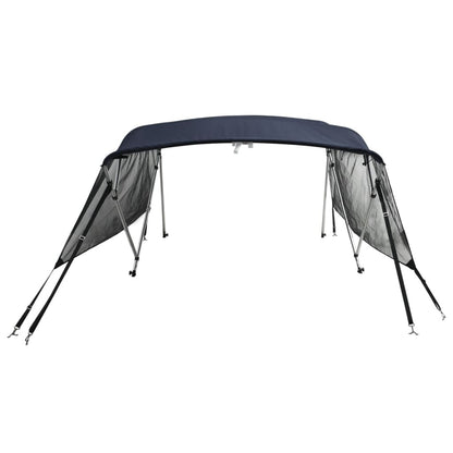 4-Bow Bimini-Top Mit Mesh-Seitenteilen Blau