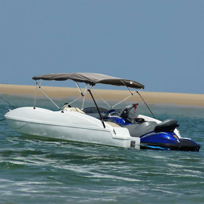 4-Bow Bimini-Top Mit Seitenteilen Anthrazit Grau