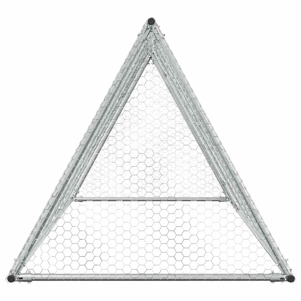Hühnerkäfig Silbern Verzinkter Stahl