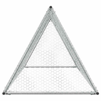 Hühnerkäfig Silbern Verzinkter Stahl