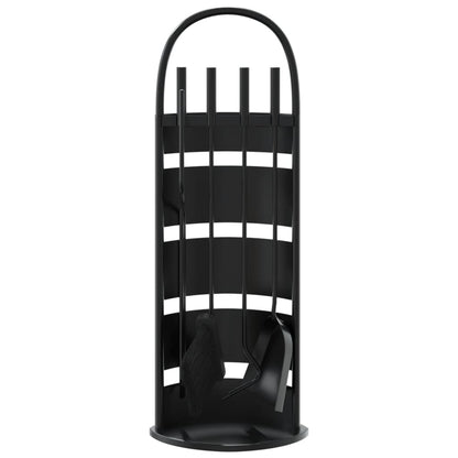5-Teiliges Kaminbesteck-Set 23 X 15 X 66 Cm Stahl