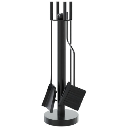 5-Teiliges Kaminbesteck-Set 18X56 Cm Stahl