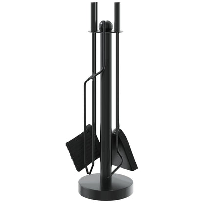 5-Teiliges Kaminbesteck-Set 18X56 Cm Stahl
