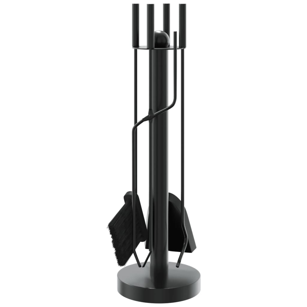 5-Teiliges Kaminbesteck-Set 18X56 Cm Stahl