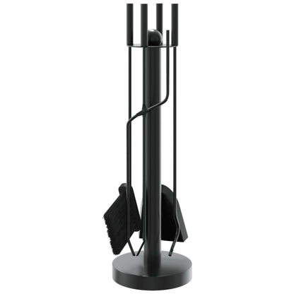 5-Teiliges Kaminbesteck-Set 18X56 Cm Stahl