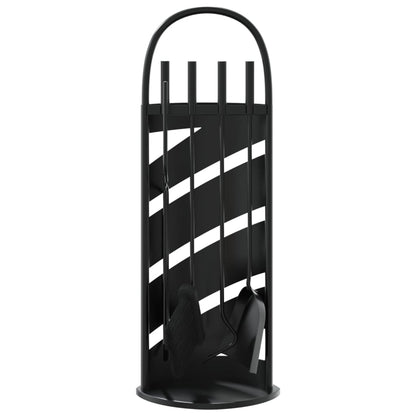 5-Teiliges Kaminbesteck-Set 23 X 15 X 66 Cm Stahl