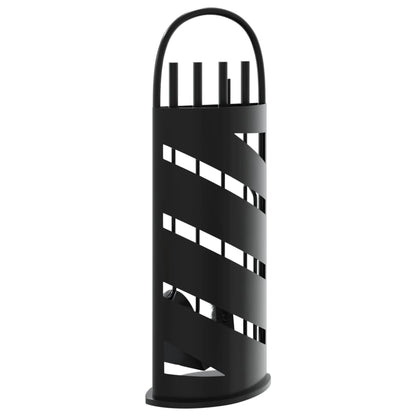 5-Teiliges Kaminbesteck-Set 23 X 15 X 66 Cm Stahl