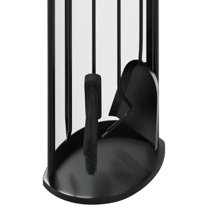 5-Teiliges Kaminbesteck-Set 23 X 15 X 66 Cm Stahl