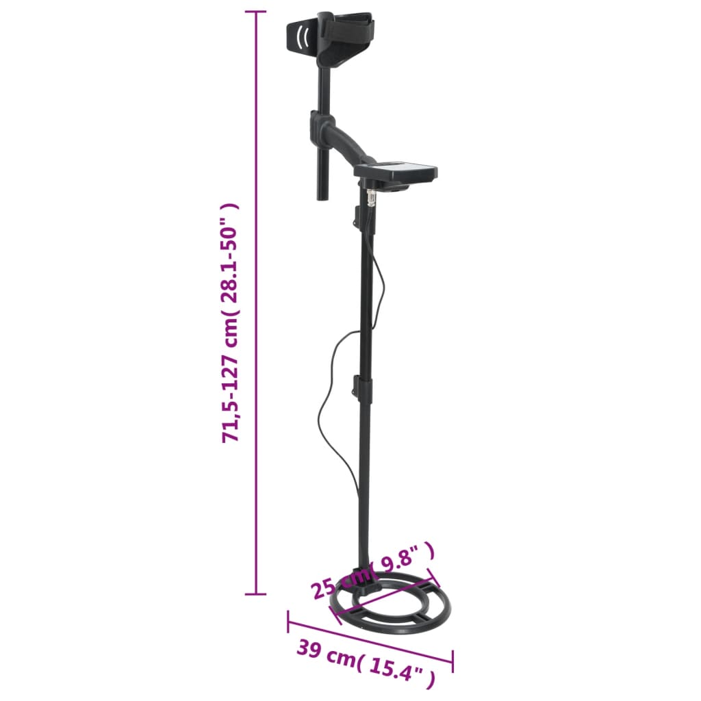 Metalldetektor 18 Cm Suchtiefe Pinpoint Und Auto-Tune-Funktion